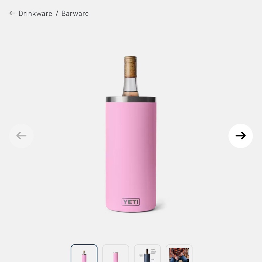 YETI Pink Wine Chiller